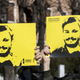 People hold signs depicting Giulio Regeni as they attend a march in memory of the Italian researcher at Sapienza University on the first anniversary of his disappearance in Egypt, Rome, Italy, 25 January 2017. Italian President Sergio Mattarella on the same day called for cooperation to bring the killers of Regeni in Egypt to justice. 'Italy has mourned the killing of one of its studious young people, Giulio Regeni, without full light being shed on this tragic case for a year, despite the intense efforts of our judiciary and our diplomacy', Mattarella said on the first anniversary of Regeni's disappearance. 'We call for broader and more effective cooperation so that the culprits are brought to justice'. Guilio Regeni was an Italian PhD student researching the independent trade unions in Egypt, he disappeared on 25 January 2016 in Cairo, then his body was found in a ditch on Cairo-Alexandria road outside of Cairo on 03 February 2016 with signs of torture.